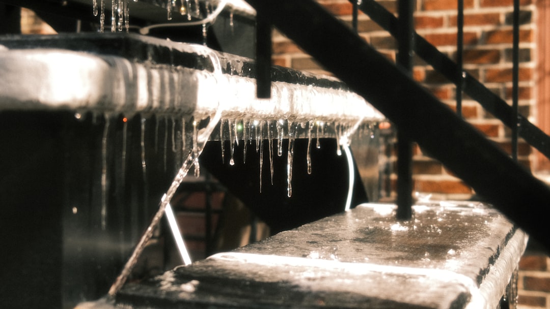 frozen evaporator coil ice on AC unit Utah summer heat